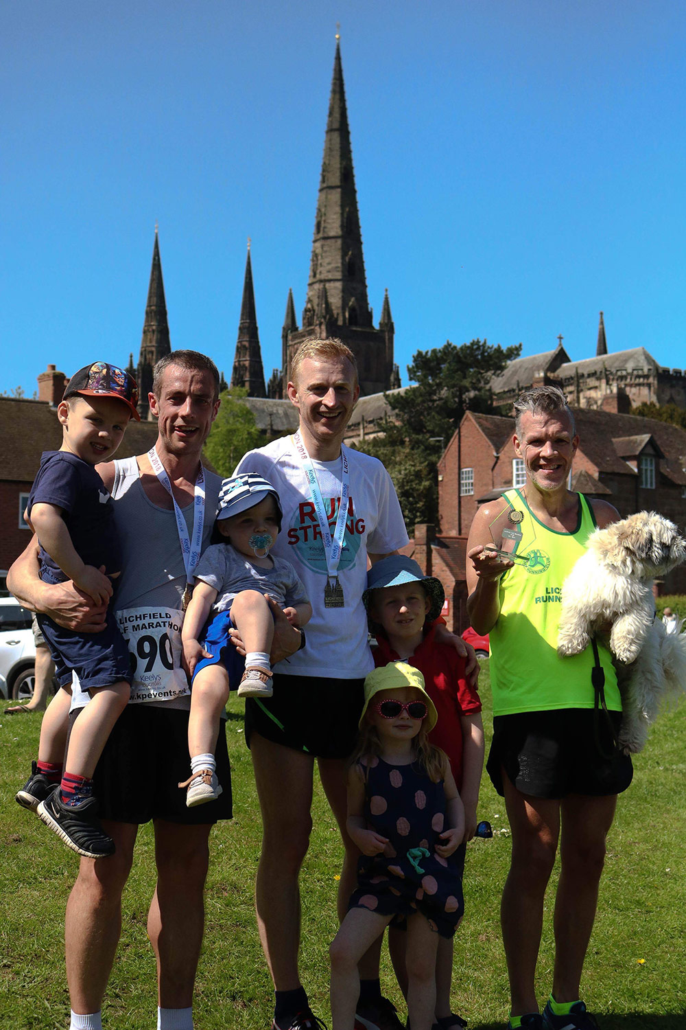 Male winners The Lichfield Half-Marathon - 6th May 2018