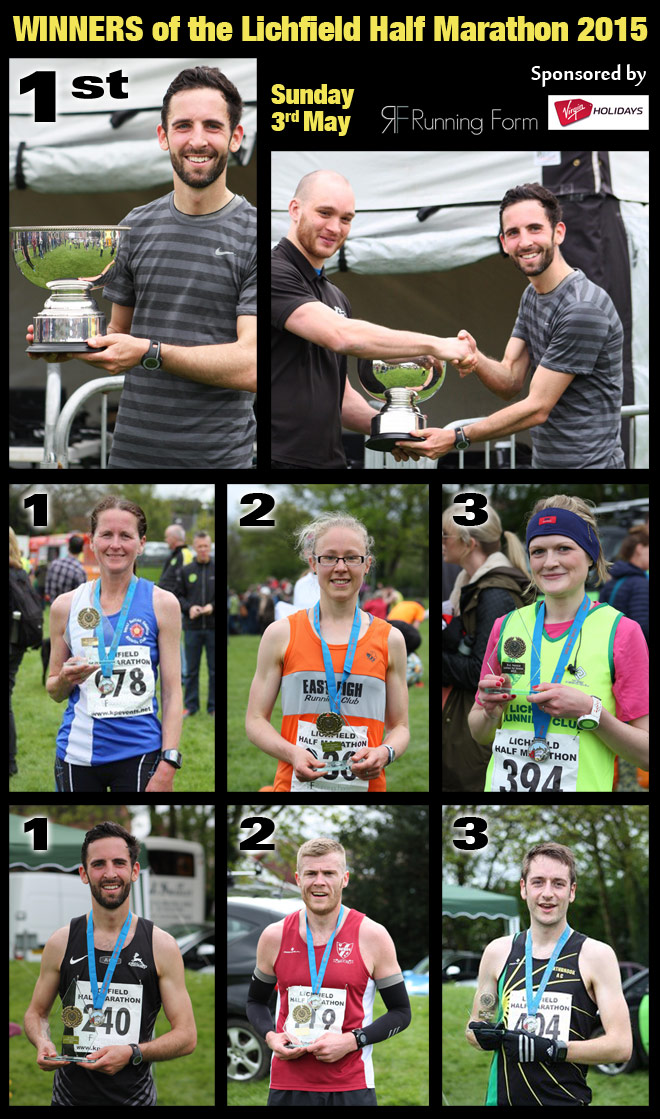 Lichfield Half-marathon 2015 Winners